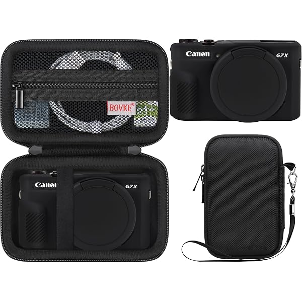 Amazon.com : BOVKE Hard Case + Silicone Cover for Canon PowerShot